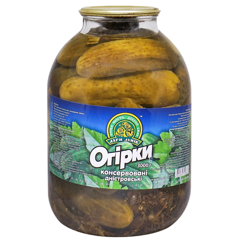 CUCUMBERS CANNED 2/3000GR DARY LANIV