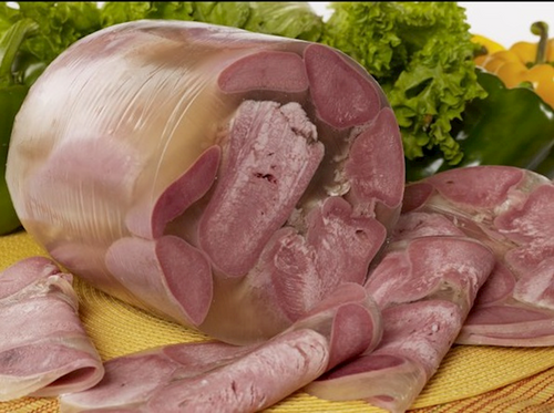 HEADCHEESE VEAL TONGUE / SALCESON OZORKOWY CIELECY 7/35LB GALICJA  N570/91010