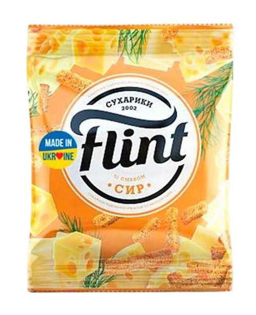 DRY BREAD WHEAT RYE W/CHEESE FLAVOR 60/35GR FLINT N6802