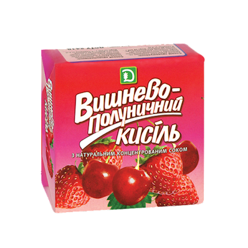 KISSEL W/CHERRY&STRAWBERRY AND APPLE JUICE 28/180GR ZOLOTE ZERNO N442 / 543