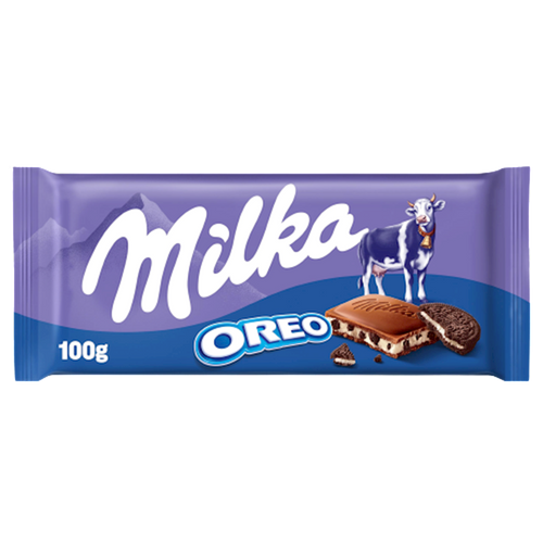 CHOCOLATE BAR MILK OREO 22/100GR MILKA  GERMANY N4047052/4043375