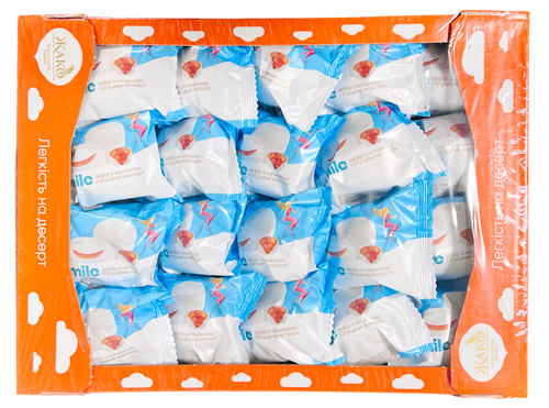 MARSHMALLOW W/CONDENSED MILK FLAVOR LOOSE SMILE 44/50GR ZHAKO N3092101