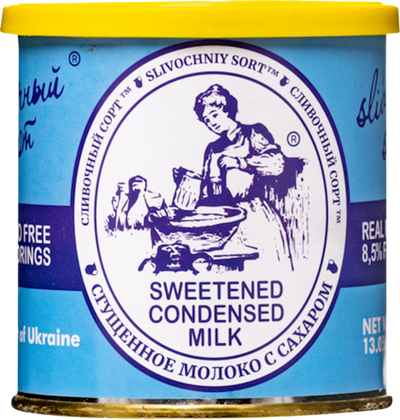 CONDENSED MILK WITH SUGAR 15/370GR SLIVOCHNIY SORT
