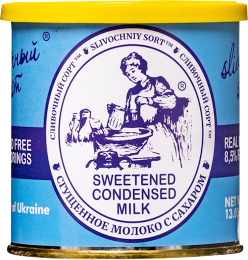 CONDENSED MILK WITH SUGAR 15/370GR SLIVOCHNIY SORT