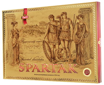 CANDIES BOXED SPARTAK ASSORTY 5/375GR SPARTAK N11020