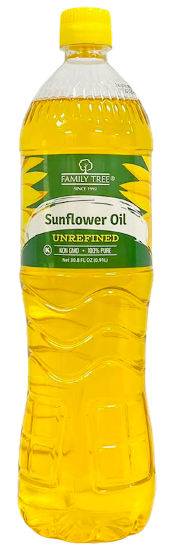 OIL SUNFLOWER UNREFINED 15/0.91L FAMILY TREE  UKRAINE