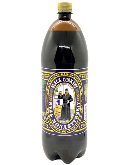 KVAS MONASTIRSKIY BLACKCURRANT 6/2L UKRAINE
