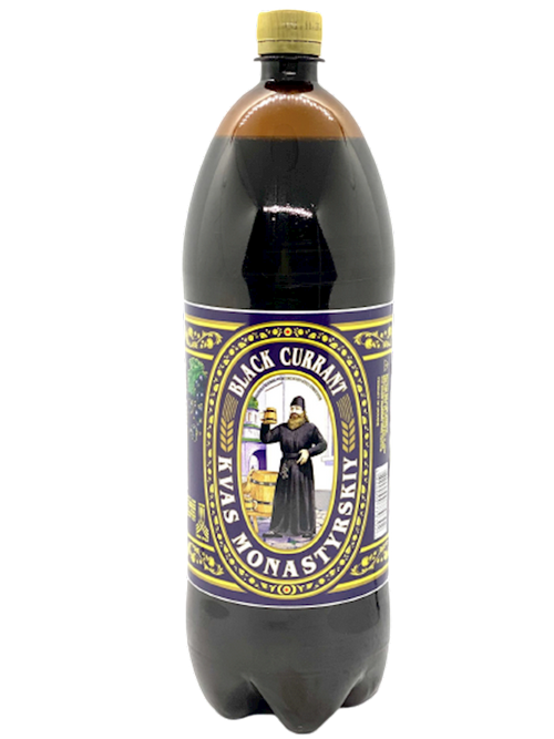 KVAS MONASTIRSKIY BLACKCURRANT 6/2L UKRAINE
