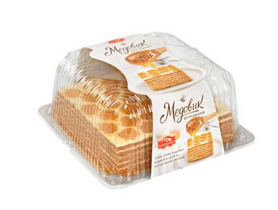 CAKE MEDOVIK TRADITIONAL LAYERED HONEY 6/480GR CHEREMUSHKI N31255 / N5