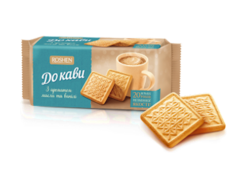 COOKIES FOR COFFEE BUTTER VANILLA 28/185GR ROSHEN N4934
