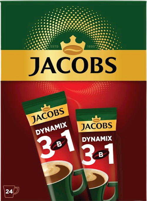 COFFEE STICKS INSTANT JACOBS DYNAMIX 3IN1 10/(24X12.5GR) N733 UKRAINE