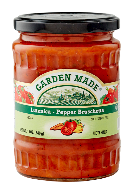 LUTENICA - PEPPER BRUSCHETTA 12/19OZ GARDEN MADE BULGARIA N33114