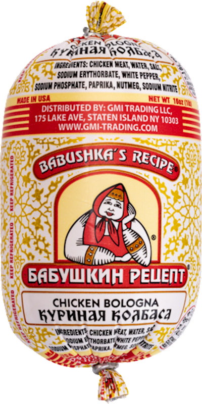 BOLOGNA CHICKEN CHUB BABUSHKA'S RECIPE 1/454GR N91450/192G
021143940029