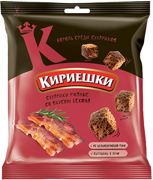 DRY BREAD RYE W/BACON FLAVOR 60/40GR KIRIESHKI NMBC101