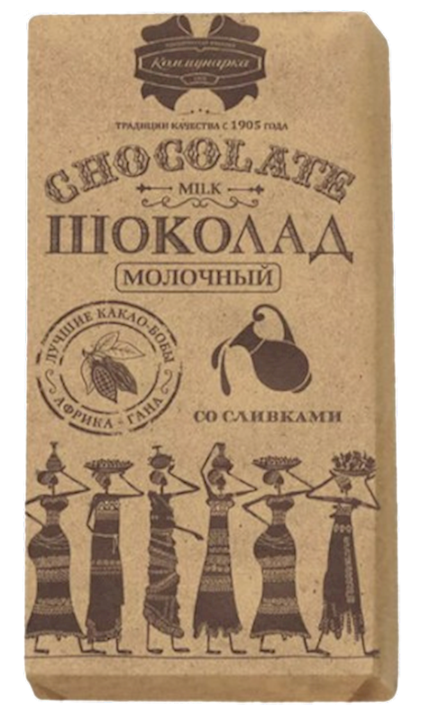 CHOCOLATE BAR MILK 20/85GR CRAFT KOMMUNARKA N539