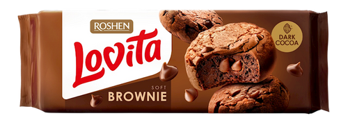 COOKIES BROWNIE W/COCOA LOVITA 21/152GR ROSHEN N6454