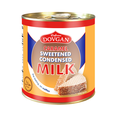 CONDENSED MILK SWEETENED BOILED W/CARAMEL 12/370GR DOVGAN NUS26180370