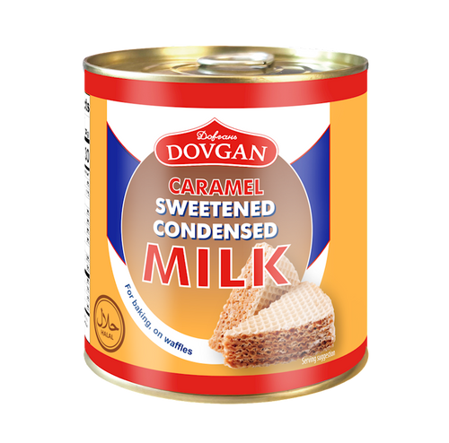 CONDENSED MILK SWEETENED BOILED W/CARAMEL 12/370GR DOVGAN NUS26180370