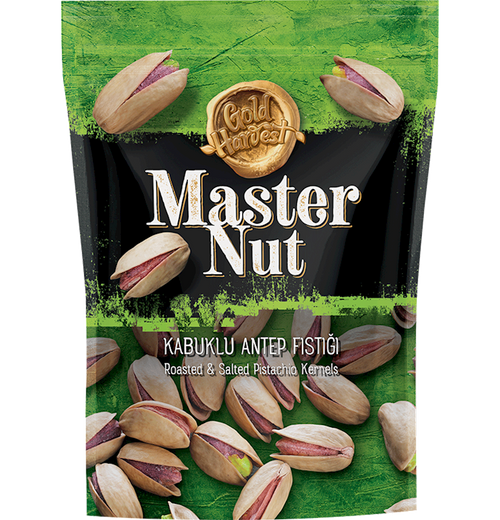 PISTACHIO ROASTED SALTED MASTER NUT 7/150GR GOLD HARVEST