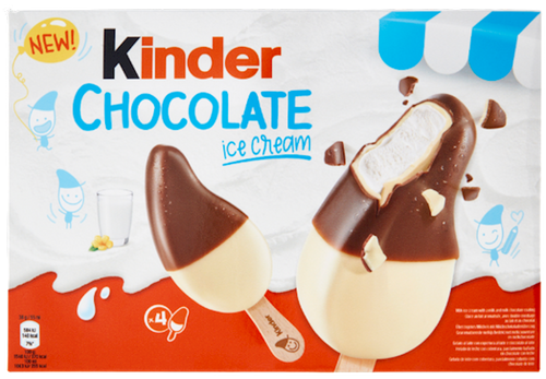 ICE CREAM WHITE&CHOCOLATE 9/4/152GR KINDER