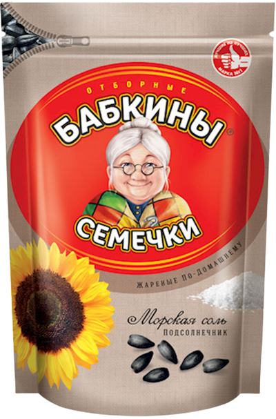 SUNFLOWER SEEDS 876 ROASTED W/SEA SALT 10/300GR BABKINI