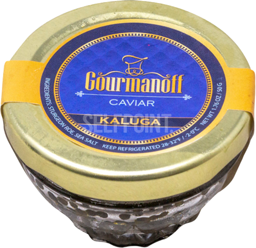CAVIAR BLACK KALUGA GOURMANOFF 1/50GR (Keep Frozen) NO RETURNS NGK50