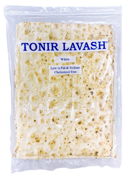 LAVASH WHITE TONIR LOW FAT&SODIUM 1/453GR BY PC KOSHER