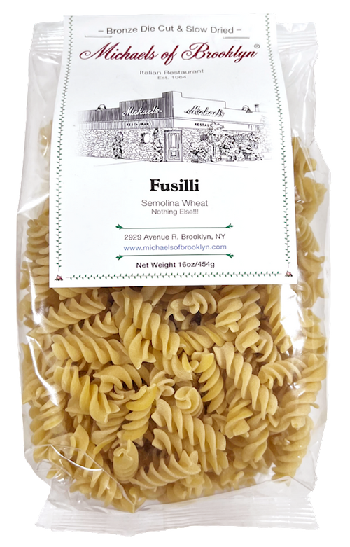 PASTA FUSILLI 12/16OZ MICHAELS OF BROOKLYN N5004