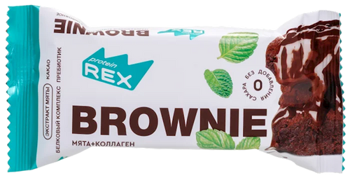 CAKE PROTEIN MINT BROWNIE W/COLLAGEN 12/50GR PROTEIN REX