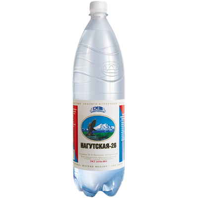 MINERAL WATER NAGUTSKAYA #26 EMB 6/1.5L RUSSIA