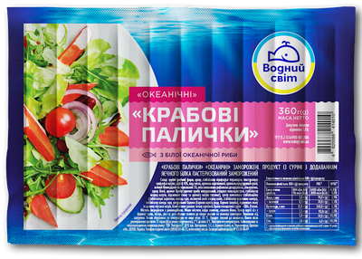 CRAB STICKS OCEANIC 20/360GR VODNIY SVIT N27
