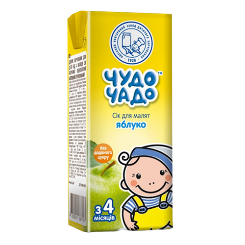 JUICE W/APPLE 18/0.2L CHUDO CHADO