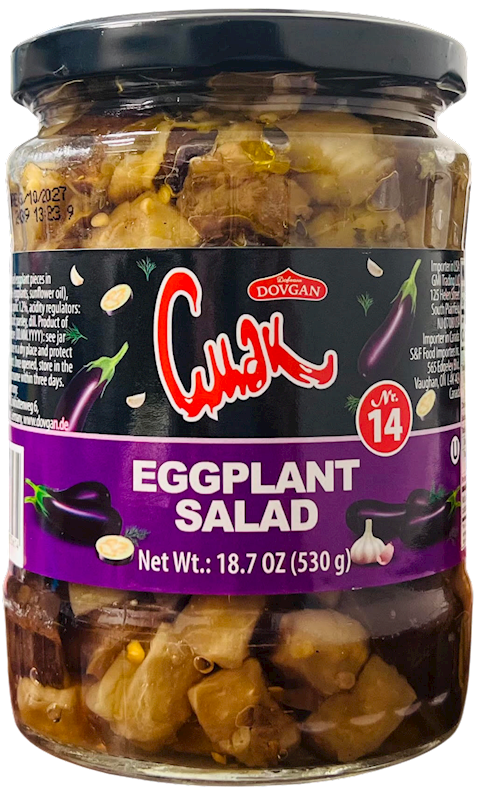 EGGPLANT SALAD 12/530GR CMAK DOVGAN BULGARIA NUS33040530