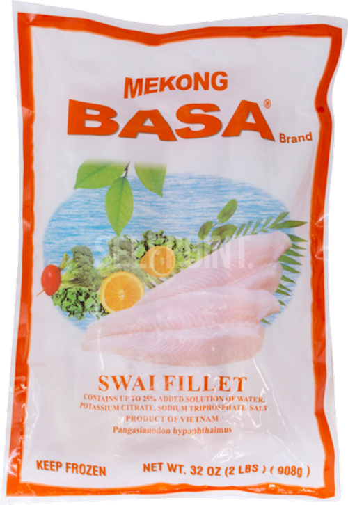 BASA SWAI FILLET FROZEN 10/2LB MEKONG NFZ0015