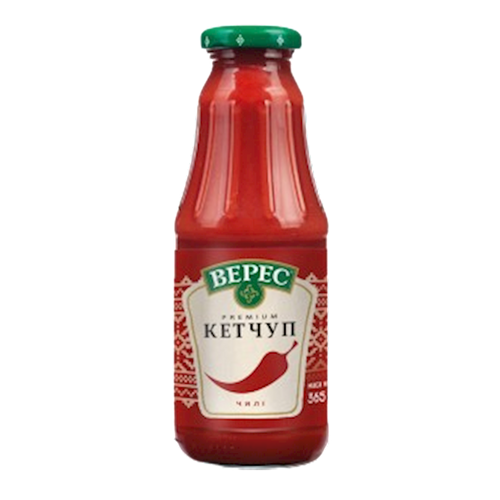 KETCHUP CHILI PREMIUM 16/365GR VERES UKRAINE