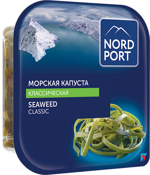 SALAD SEAWEED CLASSIC 12/200GR NORD PORT N8295