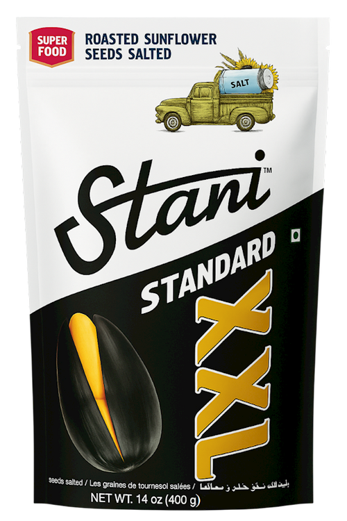SUNFLOWER SEEDS ROASTED SALTED XXL 10/400GR STANI