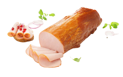 PORK LOIN SMOKED&COOKED /POLEDWICA SHNUROVANNA 10/40LB GALICJA N460