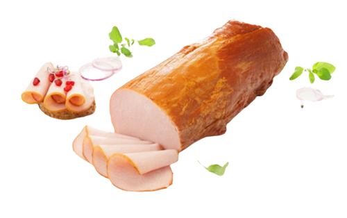 PORK LOIN SMOKED&COOKED /POLEDWICA SHNUROVANNA 10/40LB GALICJA N460