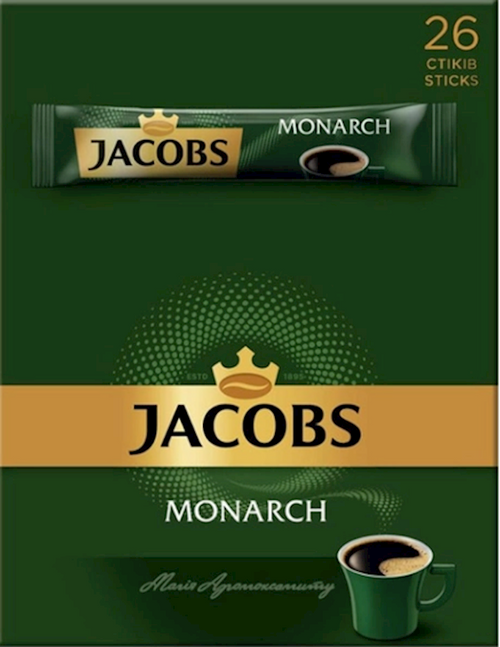 COFFEE STICKS INSTANT JACOBS MONARCH 20/(26X1.8GR) N114 UKRAINE