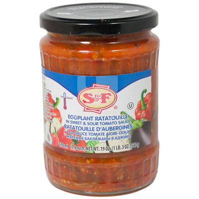 EGGPLANT RATATOUILLE  IN TOMATO SAUSE 12/500ML S&F