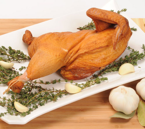 CHICKEN SMOKED HALF / KURY WEDZONE 35/35LB PRE PACK  ANDY'S N330