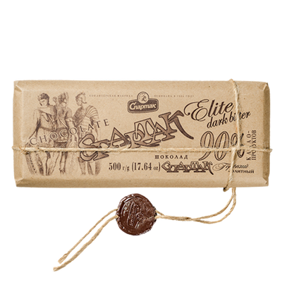 CHOCOLATE BAR BITTER ELITE 90% 3/500GR CRAFT SPARTAK N6969