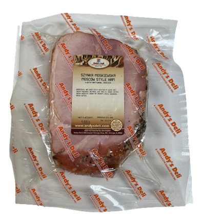 HAM MOSCOW STYLE 1LB V/P / SZYNKA MOSKIEWSKA  40/40LB CHUNK ANDY'S N1721