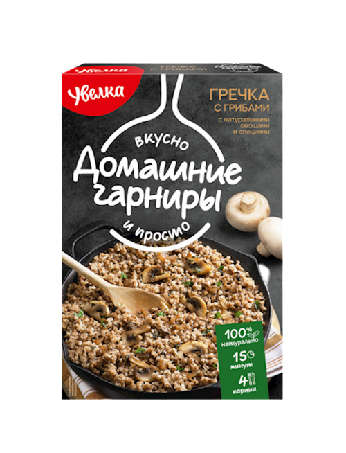 BUCKWHEAT W/MUSHROOMS 6/(2X150GR) UVELKA N361(120)