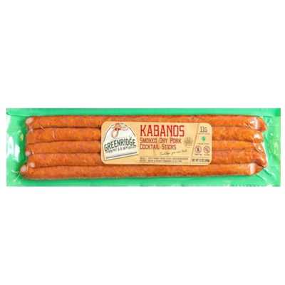 PORK COCKTAIL STICKS V/P 1/340GR GREENRIDGE FARM N4108/90930 BY PC