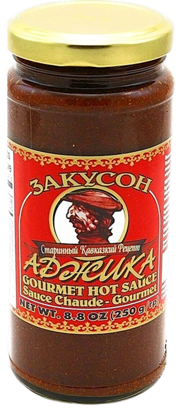 SAUCE ADJIKA GOURMET HOT 12/250GR ZAKUSON