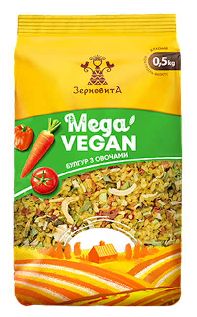 BULGUR W/VEGETABLES 10/500GR ZERNOVYTA