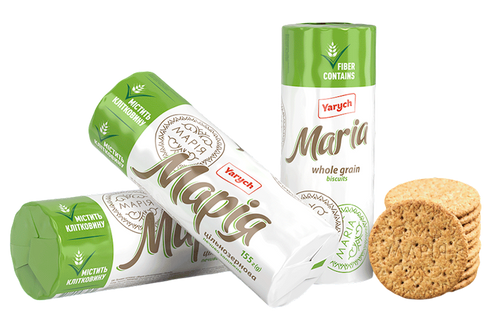 BISCUITS MARIA WHOLE GRAIN 35/155GR YARYCH UKRAINE