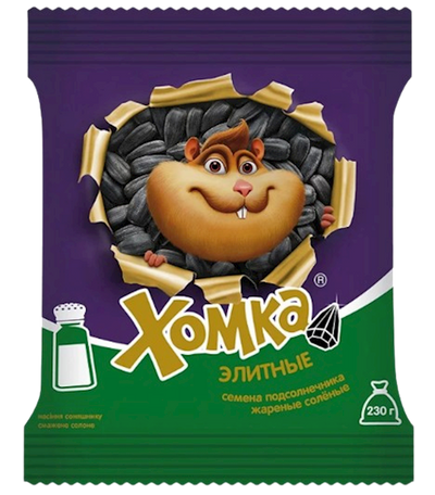 SUNFLOWER SEEDS FRIED SALTED ELIT 28/230GR HOMKA UKRAINE